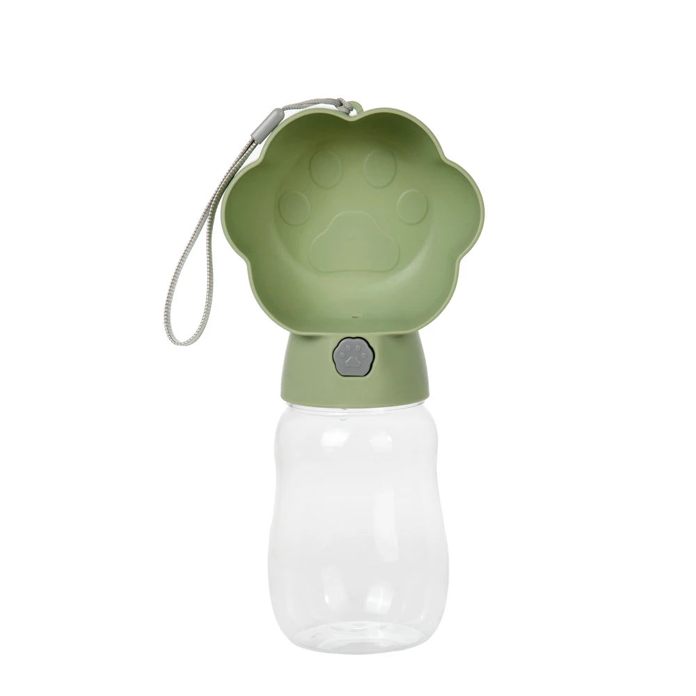 2-in-1 Portable Dog Water Bottle with Food Container
