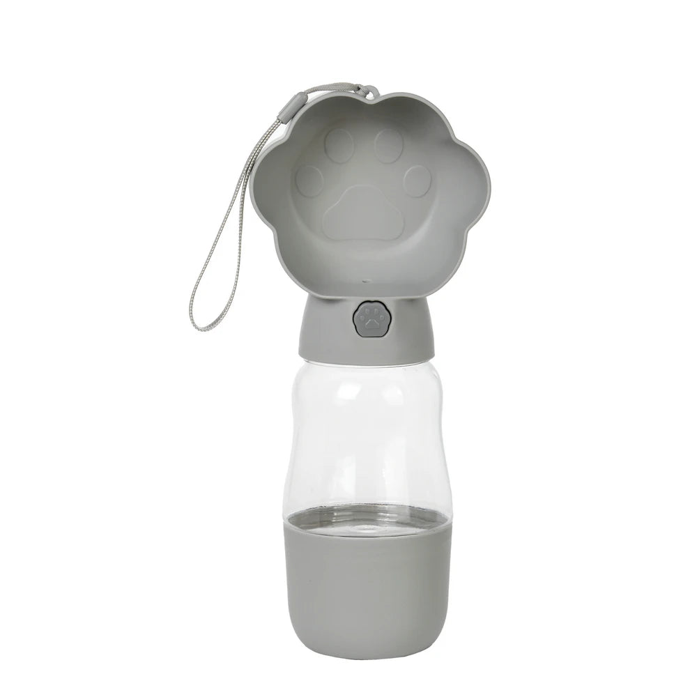 2-in-1 Portable Dog Water Bottle with Food Container