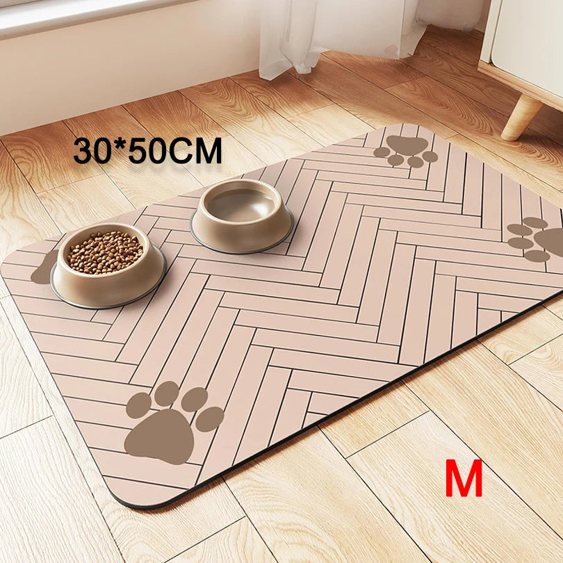 DryPaws Placemat – Waterproof Pet Feeding Mat with Non-Slip Backing