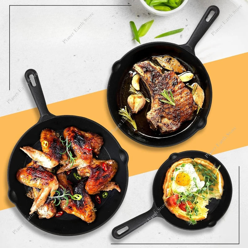 Titanium Cast Iron Skillet