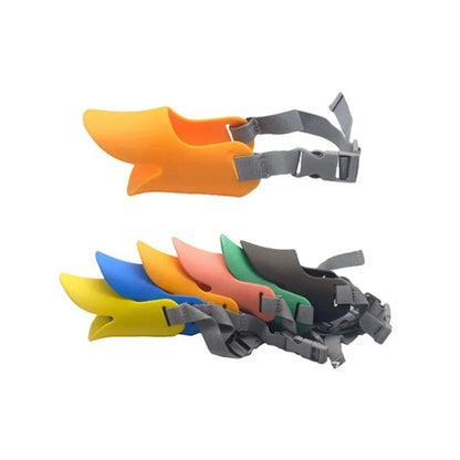 Silicone Duck Muzzle Mask for Dogs – Anti-Bite & Anti-Bark