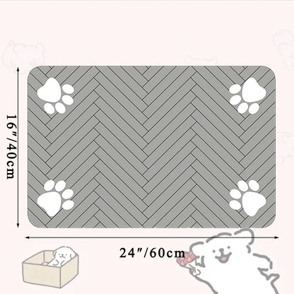 DryPaws Placemat – Waterproof Pet Feeding Mat with Non-Slip Backing