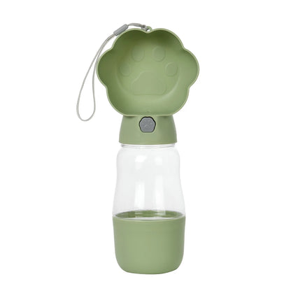 2-in-1 Portable Dog Water Bottle with Food Container