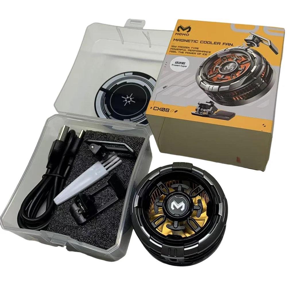 MEMO CX08 High-Power Mobile Phone Cooler with Clamp & Magnet